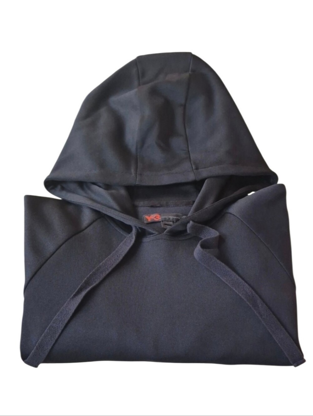 Y-3 × Yohji Yamamoto for Adidas Hoodie, XL, Black.